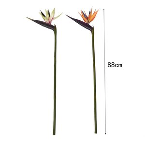 Tige d'oiseau de paradis artificielle de 88 cm, fleur réaliste de <span class=keywords><strong>Strelitzia</strong></span> Reginae pour mariage, décoration florale tropicale pour la maison et les vases - Product Image 5