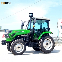 Tracteur à roues compact Massey 4x4 70hp équipement agricole agricole 40-180hp puissance nominale 2WD roues 4WD noyau de moteur fabriqué en Chine