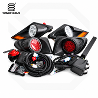 Nouveau kit d'éclairage LED 12V de luxe pour Yamaha Drive 2 2017 et plus, mise à niveau homologuée pour la route avec clignotants, klaxon, feux de freinage et faisceau de câblage