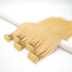 <span class=keywords><strong>Extensiones</strong></span> <span class=keywords><strong>de</strong></span> <span class=keywords><strong>Cabello</strong></span> Humano Virgen Remy 100% <span class=keywords><strong>de</strong></span> Alta Calidad al por Mayor, Balayage, Doble Trama, Cutícula Alineada, 6D, Origen Ruso - Product Image 5