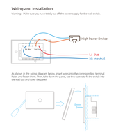 Interrupteur intelligent 30A pour chaudière/climatisation Tuya WiFi avec neutre, norme américaine, produits pour maison connectée avec interrupteur en verre trempé
