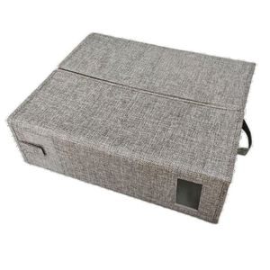 Foldable <b>Bedding</b> Sheet Storage <b>Box</b> with Window Closet Bed Sheet Organizer Set Containers for Blankets Quilt Pillow Cubes - Product Image 5