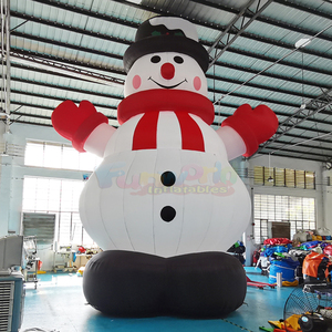 Muñeco de nieve inflable gigante de 26 pies con soplador de aire de 750W para decoraciones navideñas publicidad navideña inflable - Product Image 1