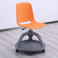 Chaise de rangement pliable pour salle de classe, idéale pour écriture, en plastique, nouvelle collection, 2020