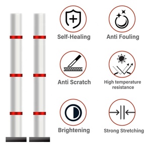 طلاء طلاء لطلاء السيارة من البولي يورثين الحراري عالي اللمعان من Leonardo ، ملحق ذاتي الشفاء ، غشاء حماية TPH شفاف للجسم - Product Image 2