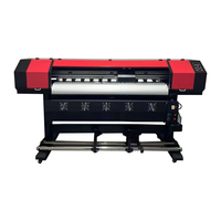 Plotter de inyección de tinta para exteriores de gran formato Lansong, 6 pies, 1,3 m, 1,6 M, 1,8 m, impresora eco-solvente para vinilo, pegatina para coche, pancarta publicitaria