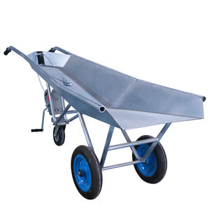 Nuovo Rimorchio a Tre Ruote in Acciaio per Trasporto Suini, Design Rinforzato Manuale per Uso Allevamento - Product Image 1