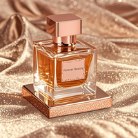 Bouteilles de parfum en verre colorées avec boîte, 30ml, 50ml, 100ml, vides, avec logo personnalisé, fourniture directe usine
