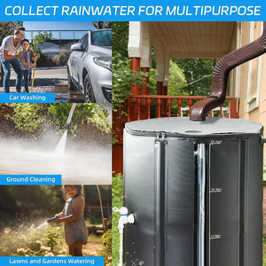 خزان تخزين مياه قابل للطي لبرميل مياه الأمطار 350L للخدمة الشاقة - Product Image 6