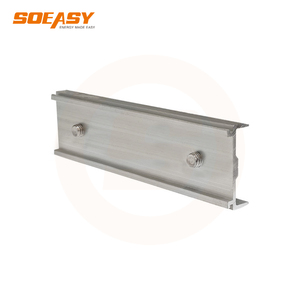 Connettore per Barre Solari in Alluminio Resistente SOEASY Factory, Barra di Giunzione per Sistema di Estensione Montaggio a Terra - Product Image 1