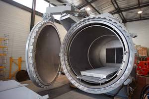 فرن أوتوكلاف مركب صناعي أوتوماتيكي بالكامل عالي الضغط لمنتجات ألياف الكربون - Product Image 5