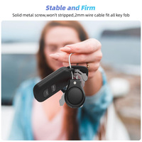Coque de protection intégrale transparente personnalisée pour Apple AirTag Tracker, pour extérieur/animaux de compagnie/bagages/enfants/clés, support pour traceur intelligent