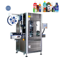 Machine d'étiquetage automatique de manchons rétractables pour bouteilles d'eau et de boissons