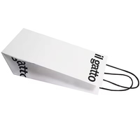 Sacs en papier cadeau avec poignées, personnalisables avec logo, impression de luxe, vêtements colorés, emballages recyclables