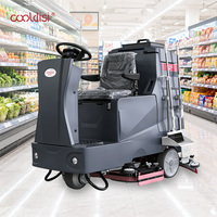 Autolaveuse industrielle autoportée KDS-X9 Max, brosse double 960 mm, raclette 1220 mm, 6000 m²/h pour entrepôts, usines et centres commerciaux