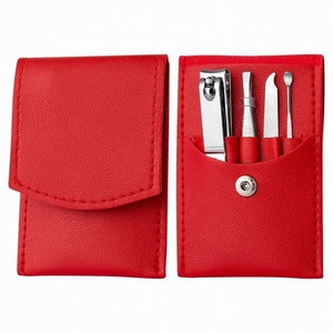 VW-MS-1253 mini làm móng tay thiết lập với da du lịch trường hợp thép không gỉ Nail Clipper hộp đóng gói cho khuyến mại Bộ quà tặng - Product Image 3