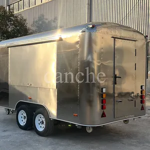 Chariot de restauration mobile rapide de 4 mètres pour burgers, pizzas et frites, avec certification CE - Product Image 3