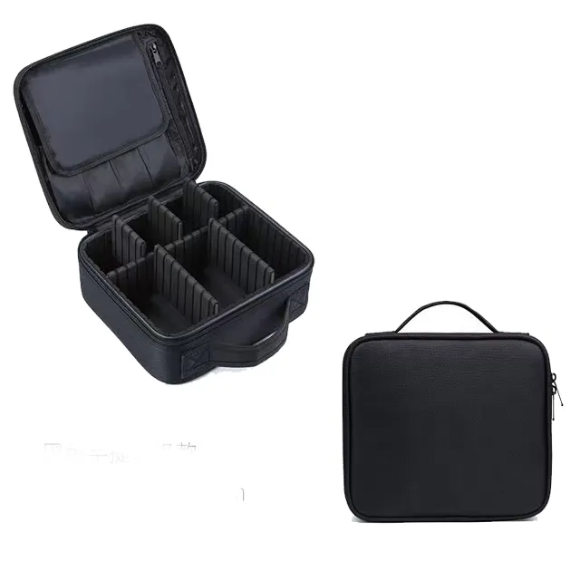 Durable Multi Layered Design Waterproof Custom Oxford Cosmetic Case Daily Necessities Storage Box
