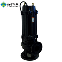 Pompe à eaux usées submersible de type Wq certifiée au prix d'usine avec interrupteur à flotteur pour stations de relevage des eaux usées et puisard industriel