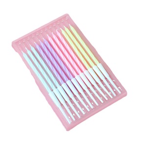 Velas de cumpleaños arcoíris en espiral de cera de soja, decoraciones para pasteles para fiestas infantiles - Product Image 5