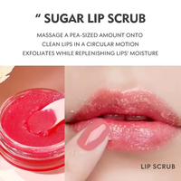 3 en 1 Sugar Lip Scrub Balm Mask Kits d'huile pour les lèvres Vegan Hydratant Plumper Fruit Aromouring Oil Private Label Lip Care Set