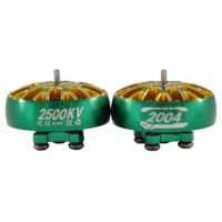 Moteur Brushless 2004 à Aimant Permanent Étanche IP54 1850-3000KV avec Arbre en Alliage de Titane Personnalisable Puissant pour Drone 3-6S