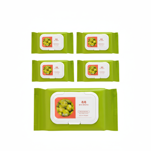 Holika Holika Salviette Detergenti Quotidiane Idratanti all'Olio d'Oliva, 60 Pezzi per Confezione, Set da 6 Confezioni, 300g per la Rimozione del Trucco, Prezzo Scontato - Product Image 1