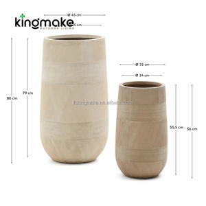 Maceta Duradera de Venta Caliente de Fábrica, Maceta Alta para Jardín Exterior con Orificio de Drenaje, Maceta Moderna de GRC para Hotel - Product Image 6