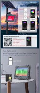 ضوء غامر فائق بقوة 800 واط مع إضاءة RGB ومشغل موسيقى بصري - Product Image 6