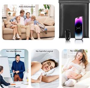 5 упаковок, большие огнеупорные и водонепроницаемые пакеты Фарадея, RFID-сигнальный брелок, противоугонные бытовые товары - Product Image 6