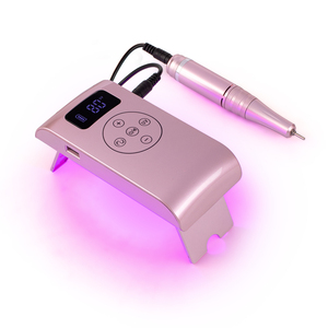 Portatile ricaricabile a caldo di vendita <span class=keywords><strong>2</strong></span> in 1 35000rpm trapano per unghie con lungo tempo di lavoro 18W UV LED Cordless Nails Kit lampada - Product Image 4