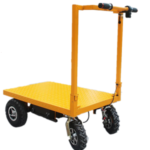 Construction Flatbed Trucks Warehouse Trolleys for Transporting Bricks Goods Feed Material Handling Environmentally Friendly and - Product Image 5