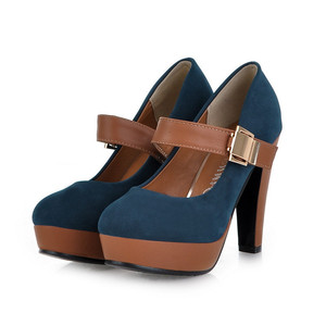 Zapatos de tacón alto a la moda para mujer, sandalias elegantes y casuales con plataforma para primavera y verano, plantillas de EVA, tacones gruesos - Product Image 3