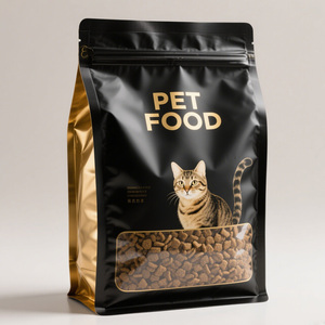 <span class=keywords><strong>Fabbrica</strong></span> di imballaggi per alimenti per cani personalizzati OEM 5 libbre a prova di umidità riciclare fondo piatto cibo per animali da compagnia alimenti per animali in plastica sacchetti di imballaggio in plastica - Product Image 1