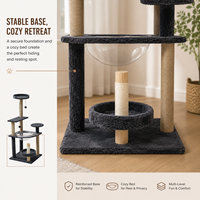 Structure d'escalade pour chat en peluche multiplateforme moderne, très vendue