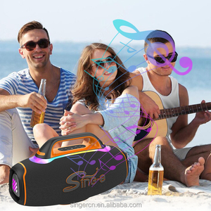 Haut-parleur subwoofer intelligent CQS-S685 150W de premier ordre, portable, étanche IPX6, sans fil, avec 2 microphones - Product Image 5