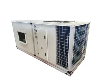 Equipamento de pacote de economia de energia de 5 toneladas com sistema de ventilação e aquecimento de telhado unidade de ar condicionado