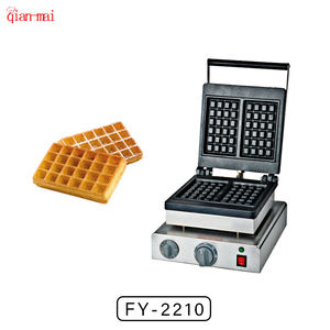 Belge gaz électrique mini commercial industriel <span class=keywords><strong>vertical</strong></span> deux espaces carré nid d'abeille double <span class=keywords><strong>cuisinart</strong></span> <span class=keywords><strong>gaufrier</strong></span> machine - Product Image 5