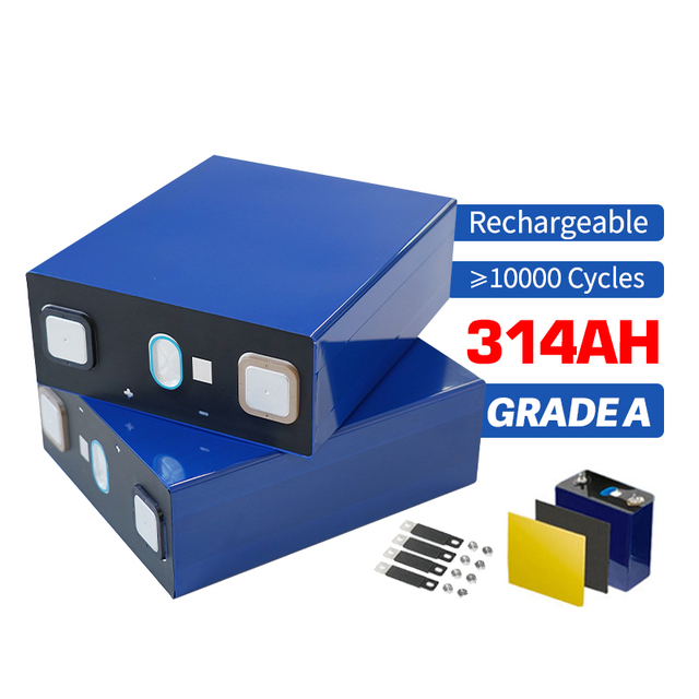 Grade a EU Pl Stock 3.2v 100ah 150ah 200ah 280ah 320ah Lifepo4 Battery Cell Prismatic Lithium Ion Batteries 10000 Cycles