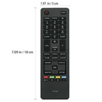 Télécommande de remplacement universelle HTR-A18E compatible avec les téléviseurs Haier LE39M600SF LE50M600SF LE32M600C LE46M600SF LE22M600CF LE24M600C