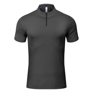 Polo Personalizable de Manga Corta con Cuello Alto, Transpirable y de Secado Rápido para Uniformes de Trabajo en Equipo, Talla Adulto - Product Image 1
