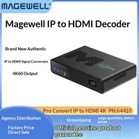 MAGEWELL Pro IP'yi Dekoder için Dönüştürücüye Çevirir 4 Kanallı 4K60 Dönüştürücü Model 64300 Çin Malı