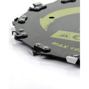 Lame de tronçonneuse BlueNatHxRPR 9 pouces 230 mm 20 dents avec anneau adaptateur pour débroussailleuse et coupe-bordures - Product Image 5