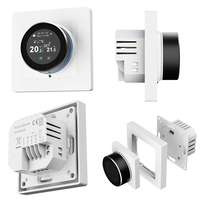 Termostato Inteligente WiFi para Habitación con Pantalla Redonda a Color Beok