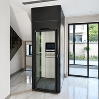 Ascenseur domestique compact de qualité supérieure à prix avantageux pour villa, silencieux, 2, 3, 4, 5 étages, installation facile pour fauteuils roulants et personnes âgées