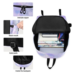 Nuevas Mochilas Escolares con Loncheras, Mochila Tie Dye Lila y Rosa, Set de Mochila para Niñas, Lonchera Infantil, Sets de Mochilas Escolares para Niños - Product Image 3