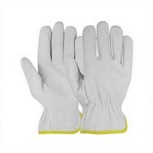 ถุงมือขับรถกันน้ำแบบเต็มนิ้วของ Alpine Industries  ป้องกันการบาด ป้องกันการลื่น  ทำจากหนังแพะลายเม็ด  บุด้วยผ้าฝ้ายเพื่อความปลอดภัย - Product Image 1