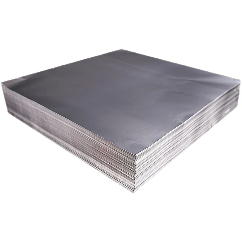 disposable aluminum silver foil paper sheets 500 Aluminium Foil Paper in boxes