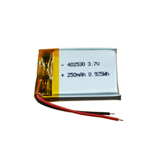 薄型402530 Lipoバッテリー3.7v 250mAhリチウムポリマーバッテリー042530駆動レコーダー用 - Product Image 1