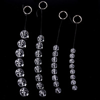BDSM Hochtemperaturbeständige Langlebige Glas-Analperlenkette Erotisches Erwachsenen-Spielzeug für Anale Stimulation bei Männern & Frauen
